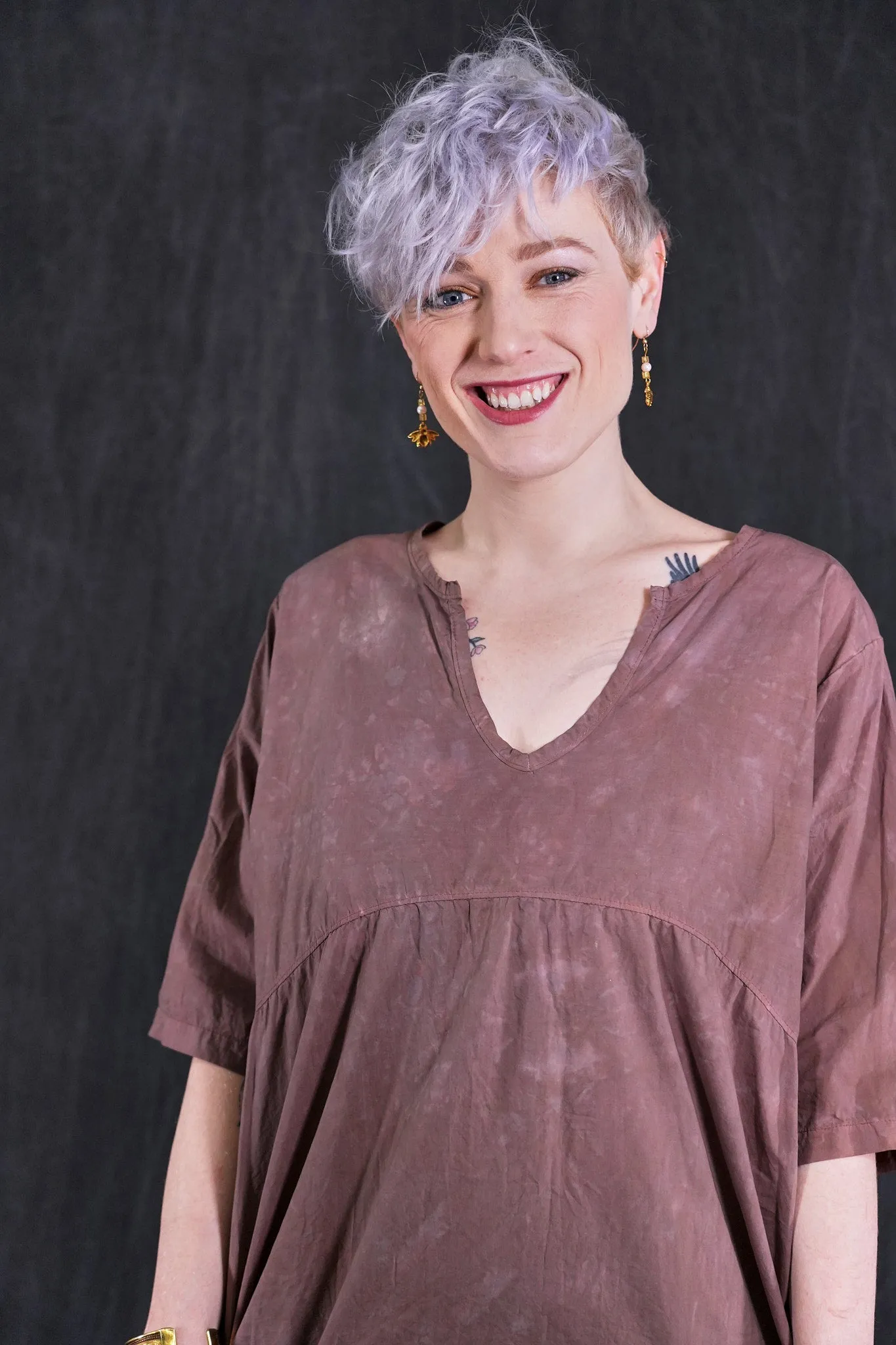 2310 The Hi-Lo Tunic Dress Earthen-U