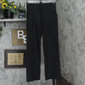 32 Degrees Wide Leg Pants Ribbed Semi-Flare Pants 1752055 Black M