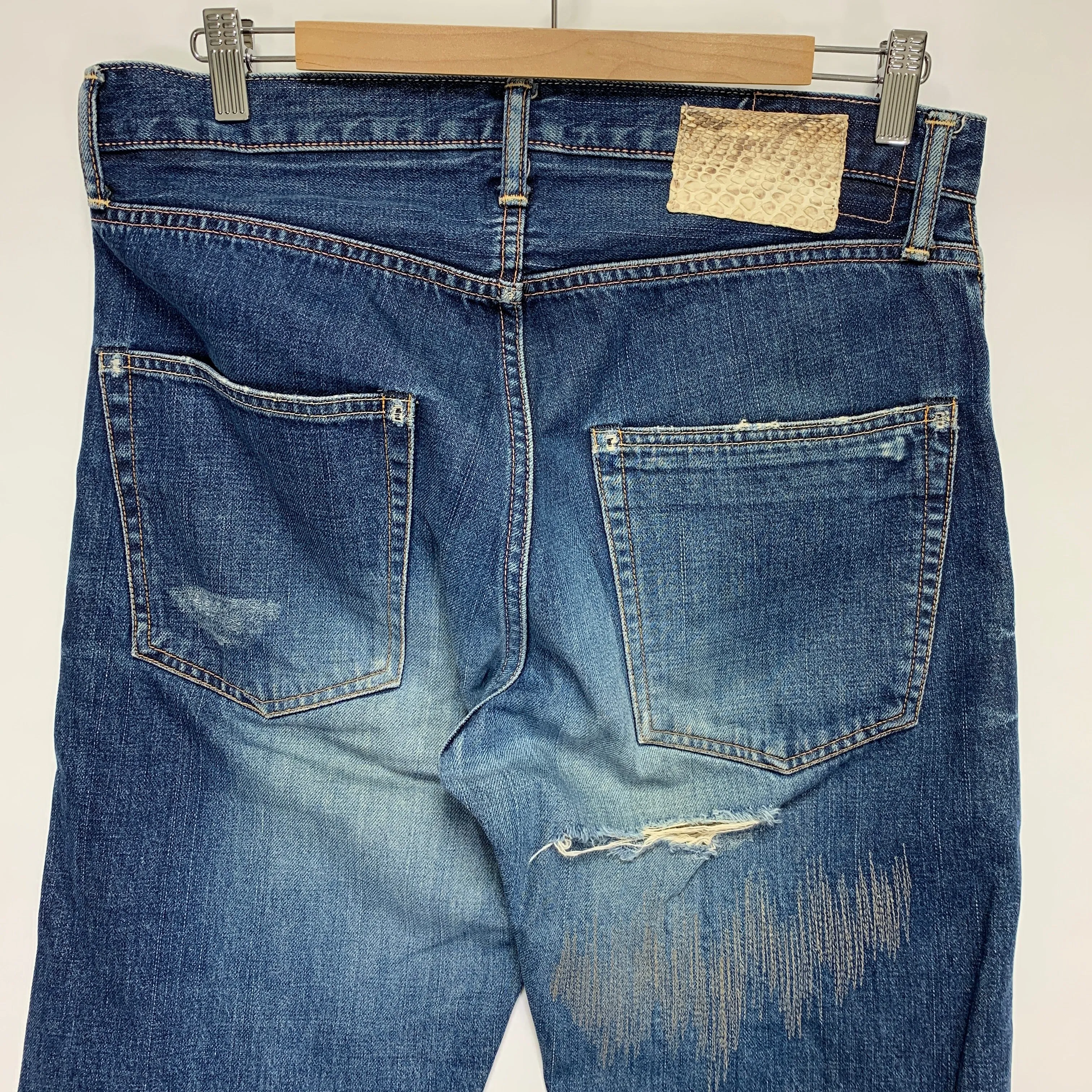 [32W 30L] Visvim Social Sculpture D5 Selvedge Denim Jeans