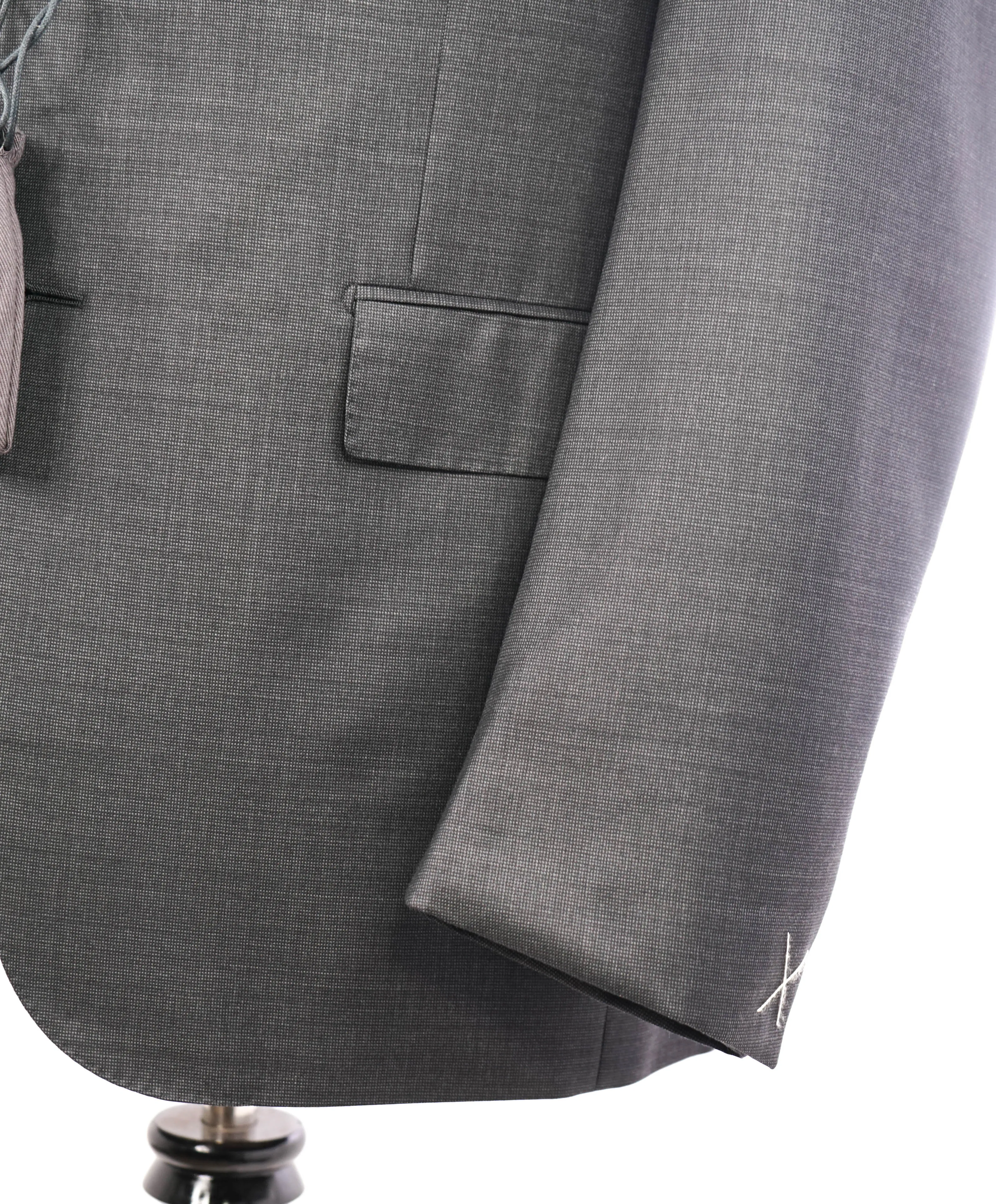 $3,990 ERMENEGILDO ZEGNA -"TROFEO" Gray Birdseye *MILANO* Suit - 44R