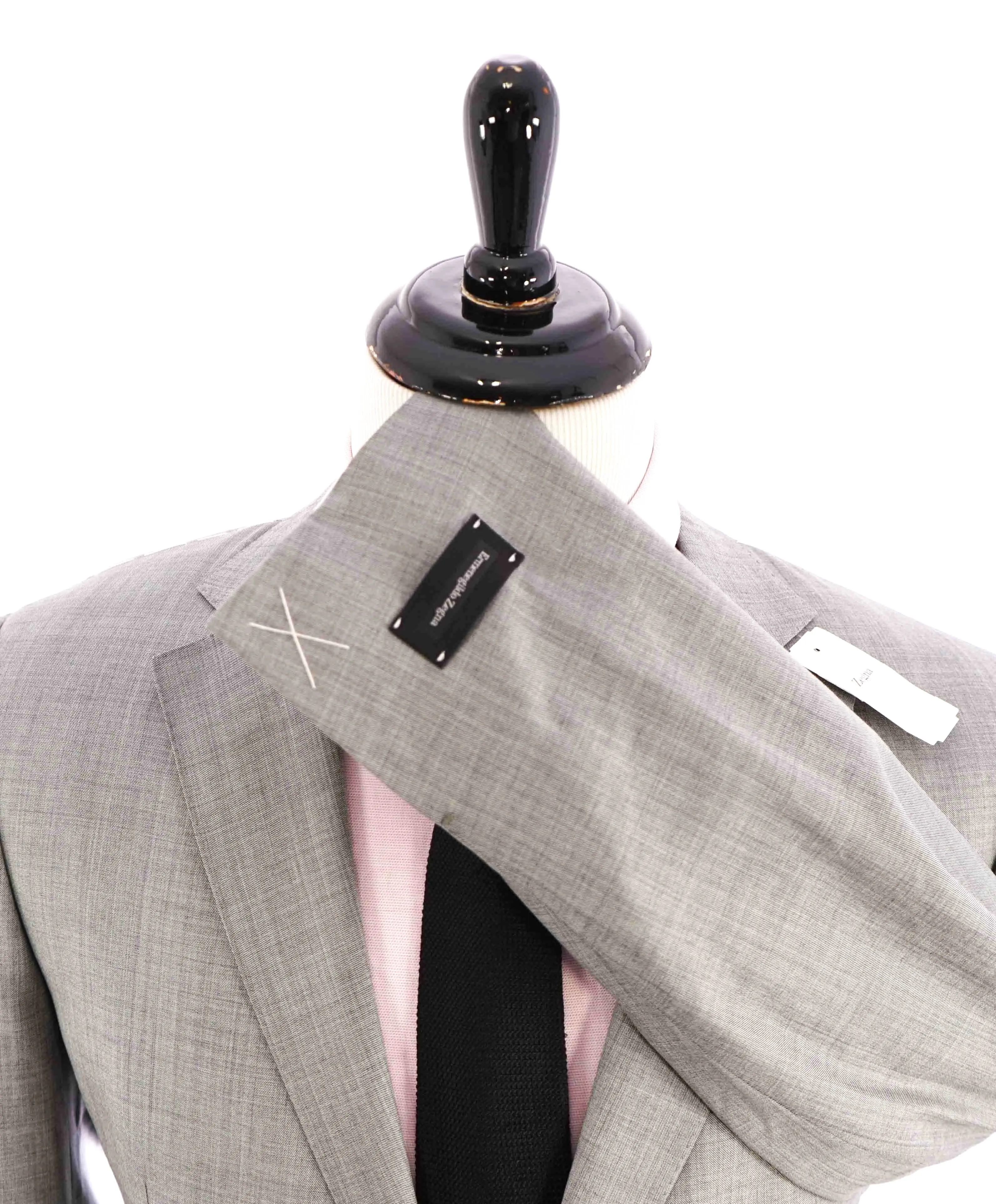 $4,690 ERMENEGILDO ZEGNA -"TROFEO 600" SILK Gray CLOSET STAPLE Suit - 44R