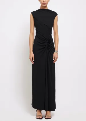 Acacia S/L Midi Dress (Black)