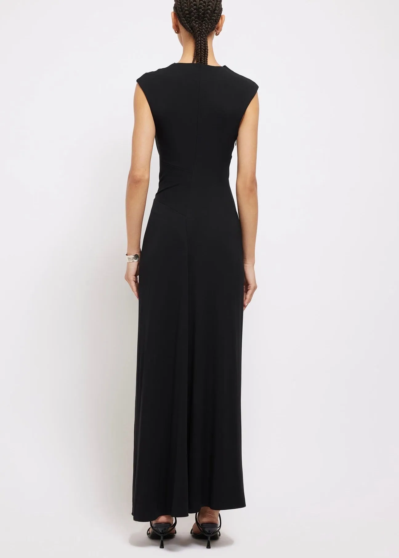 Acacia S/L Midi Dress (Black)