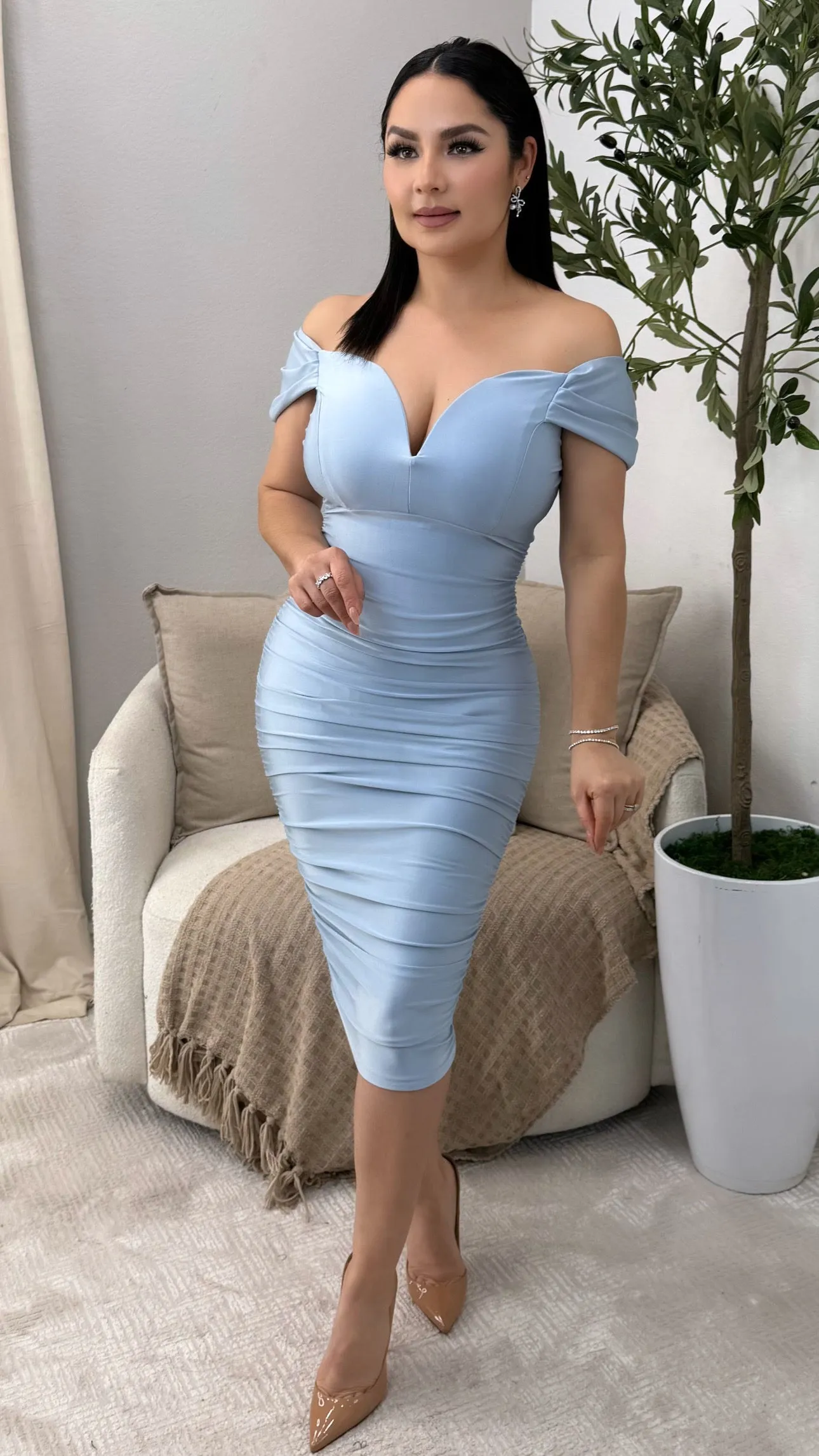 ALMA BLUE DRESS