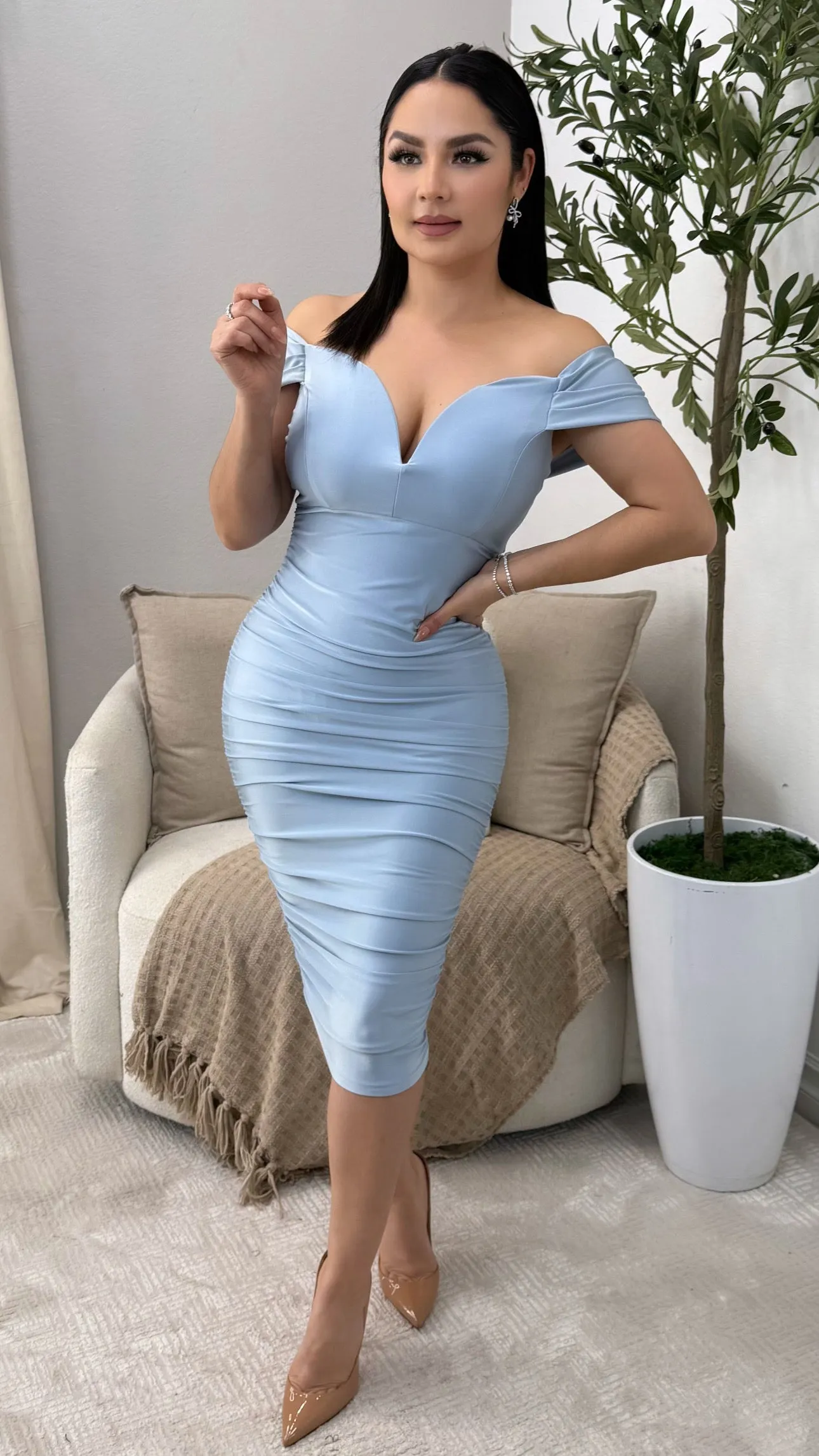 ALMA BLUE DRESS