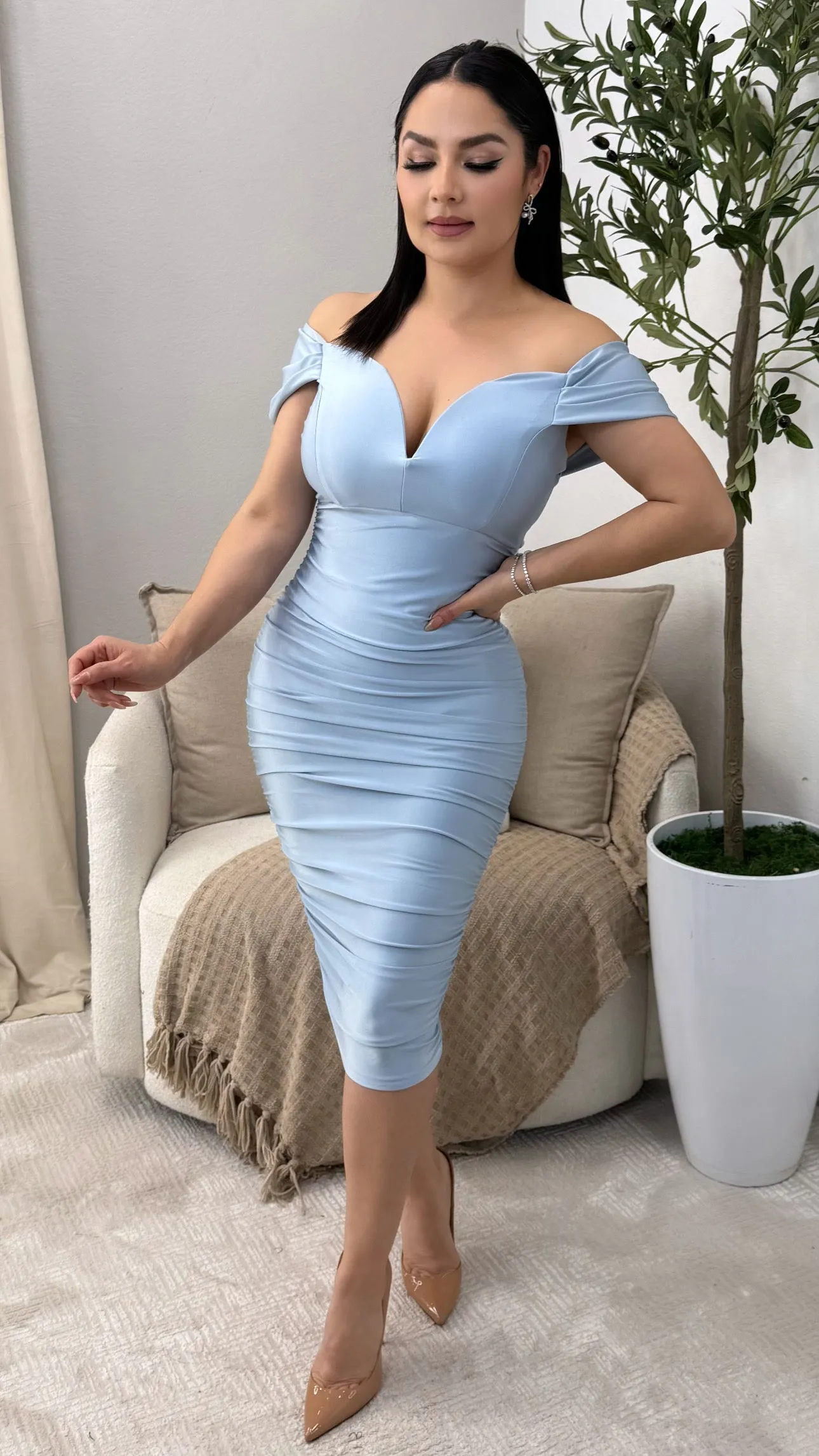 ALMA BLUE DRESS