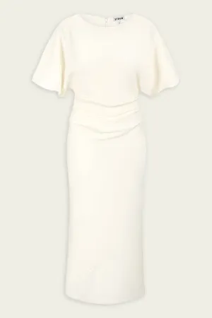 Amelie Midi Dress in Ivory