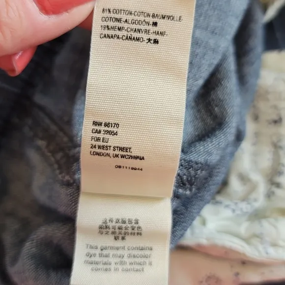 Anthropologie We The Free Rockwell Slouchy Wide Leg High Rise Drawstring Jeans