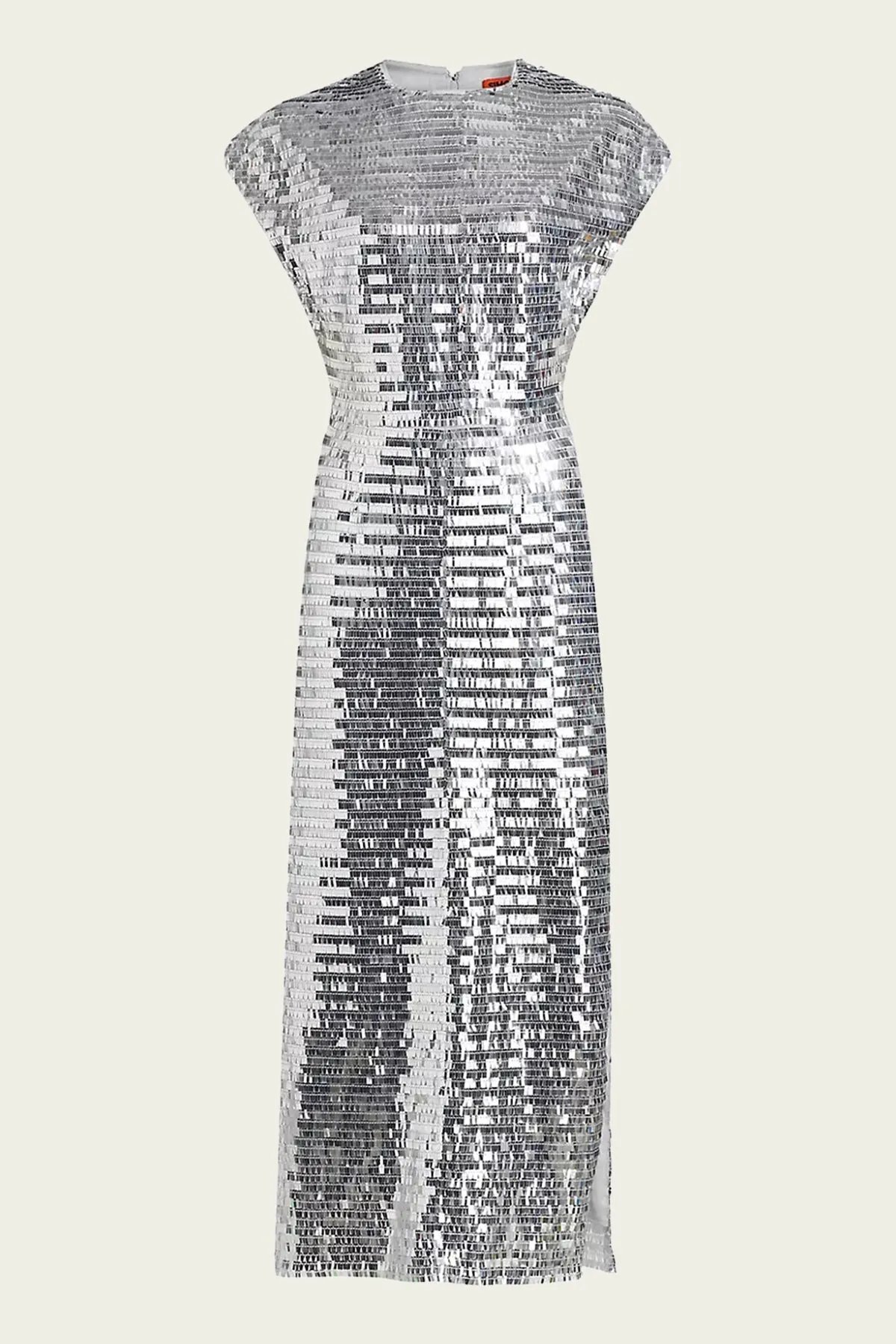 Argan Sequin Dress in Satellite Silver