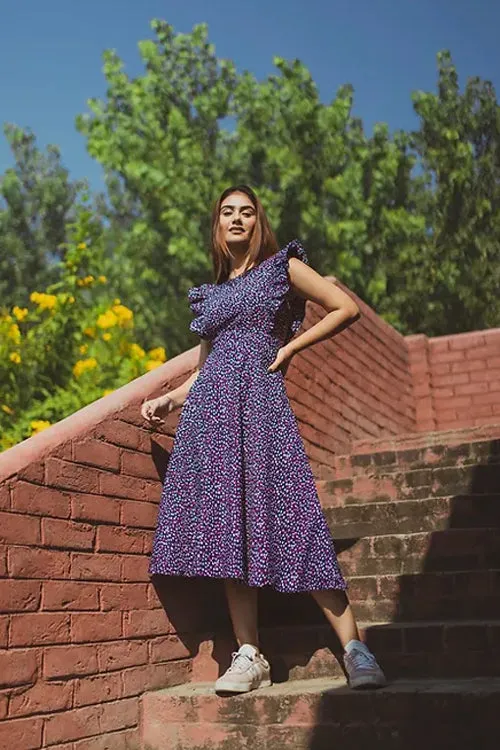 Ashley Polka Midi Dress