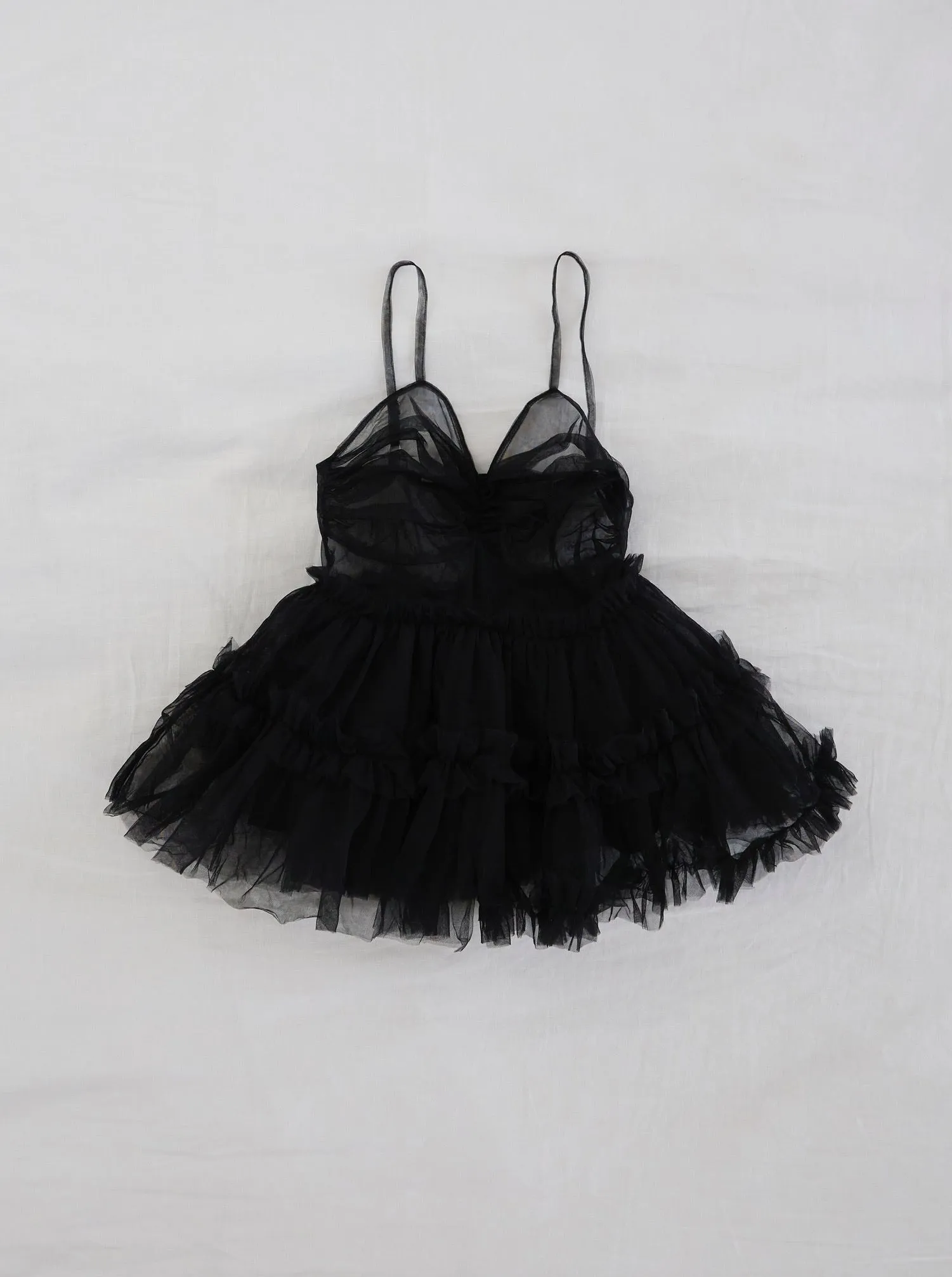 Ballerina Fairy Tulle Peplum Tops[4colours]