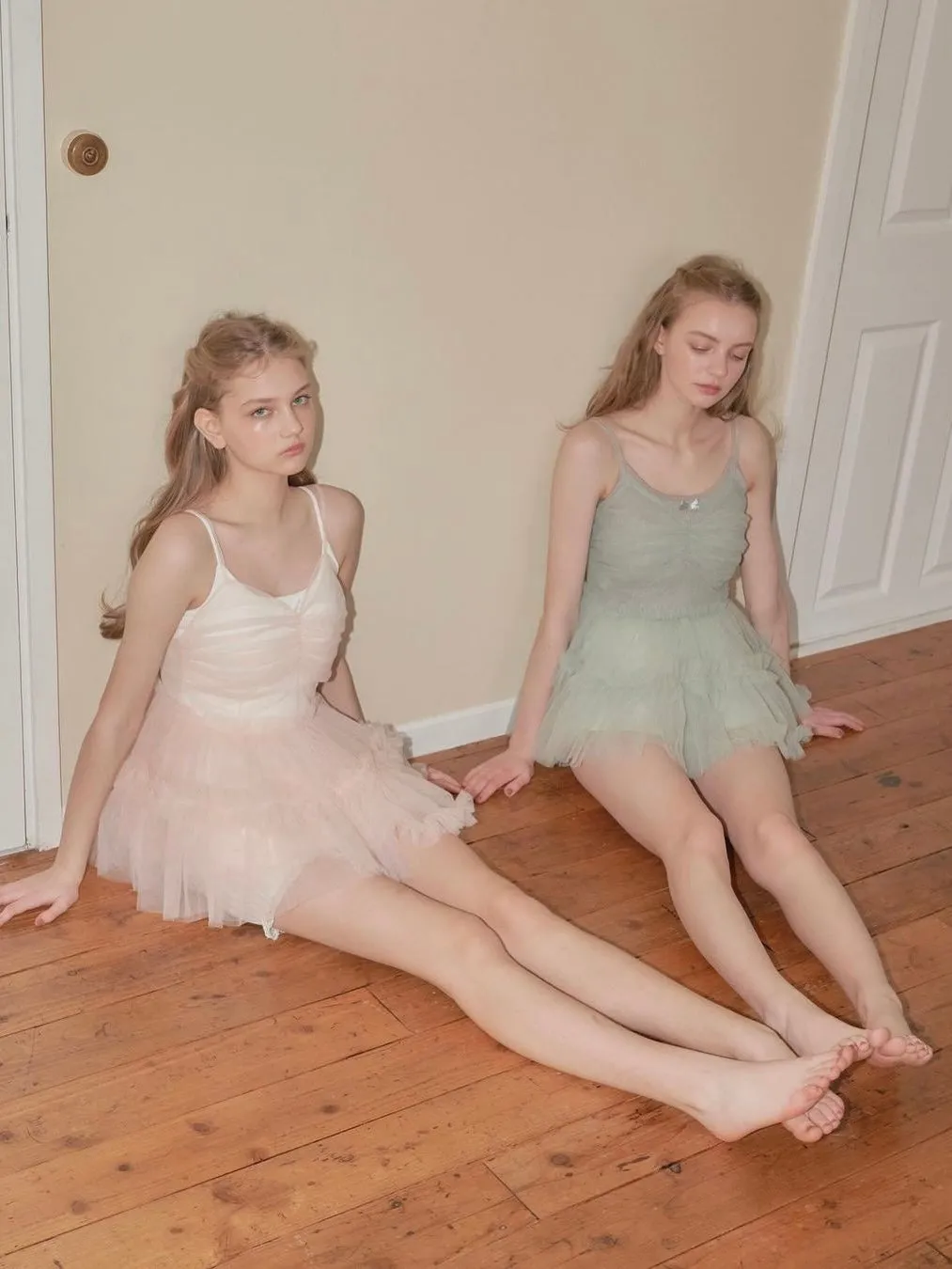 Ballerina Fairy Tulle Peplum Tops[4colours]