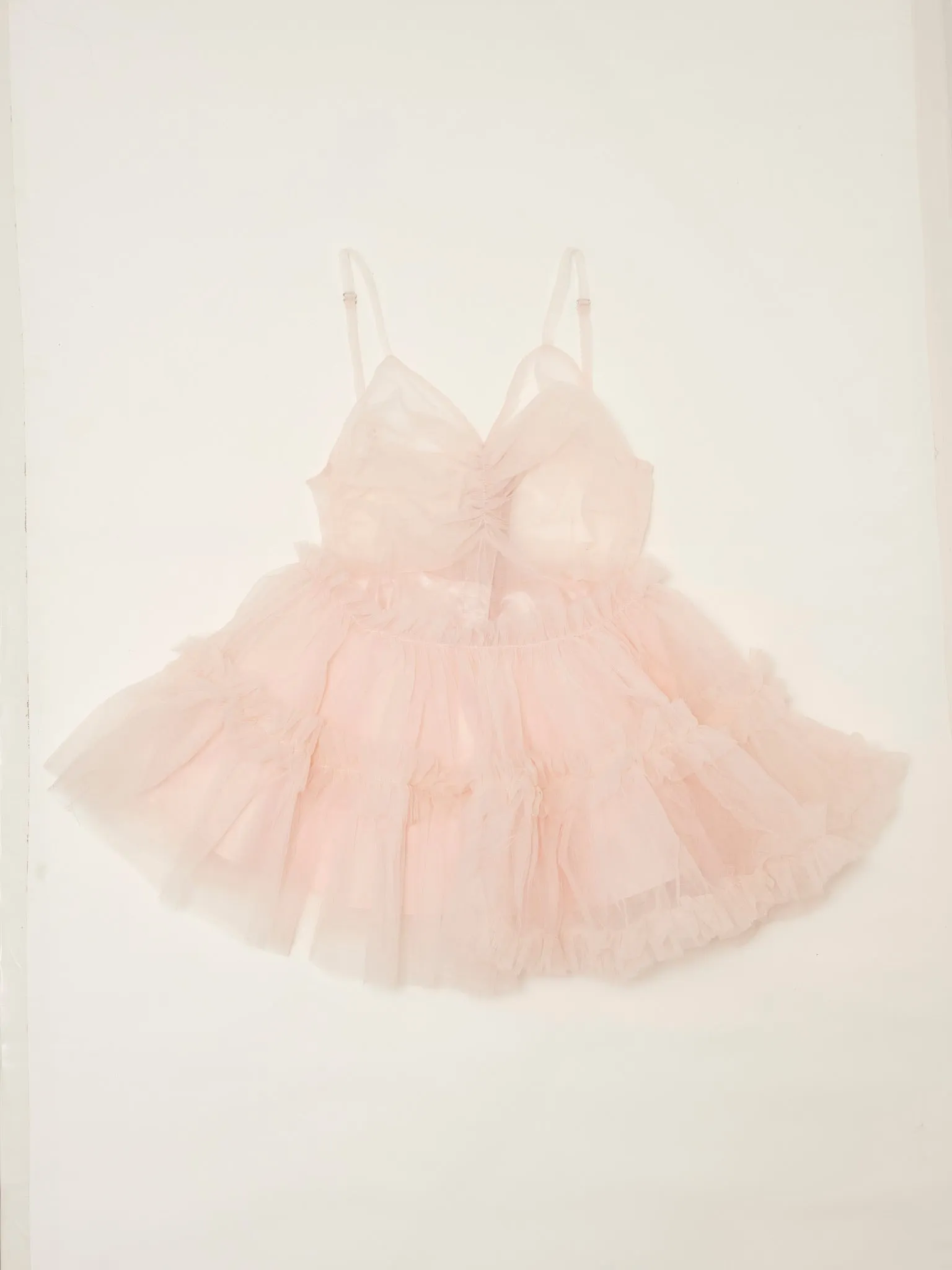 Ballerina Fairy Tulle Peplum Tops[4colours]