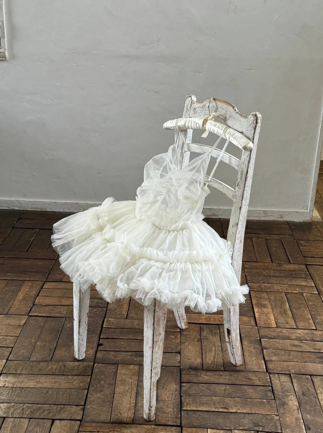 Ballerina Fairy Tulle Peplum Tops[4colours]