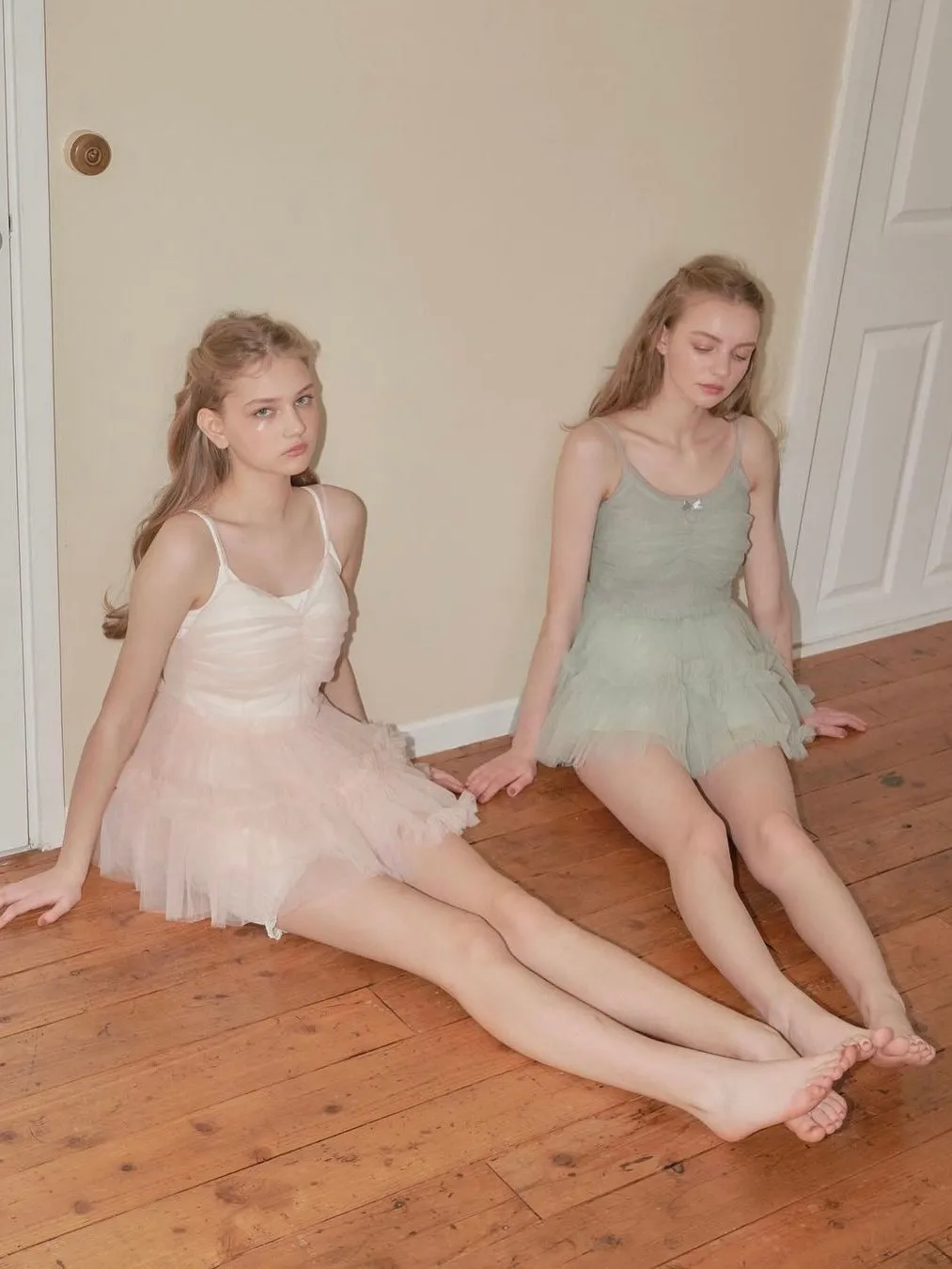 Ballerina Fairy Tulle Peplum Tops[4colours]