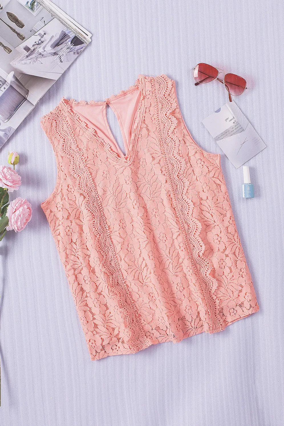 Beach Lace Tank Top From MsDressly