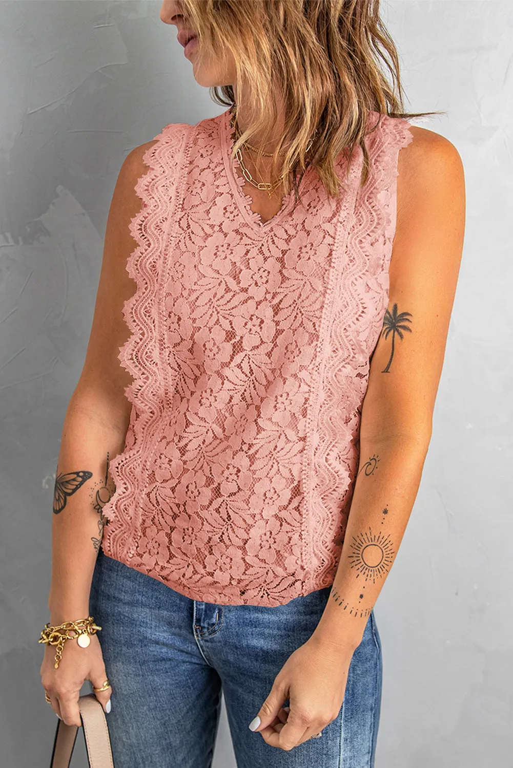Beach Lace Tank Top From MsDressly