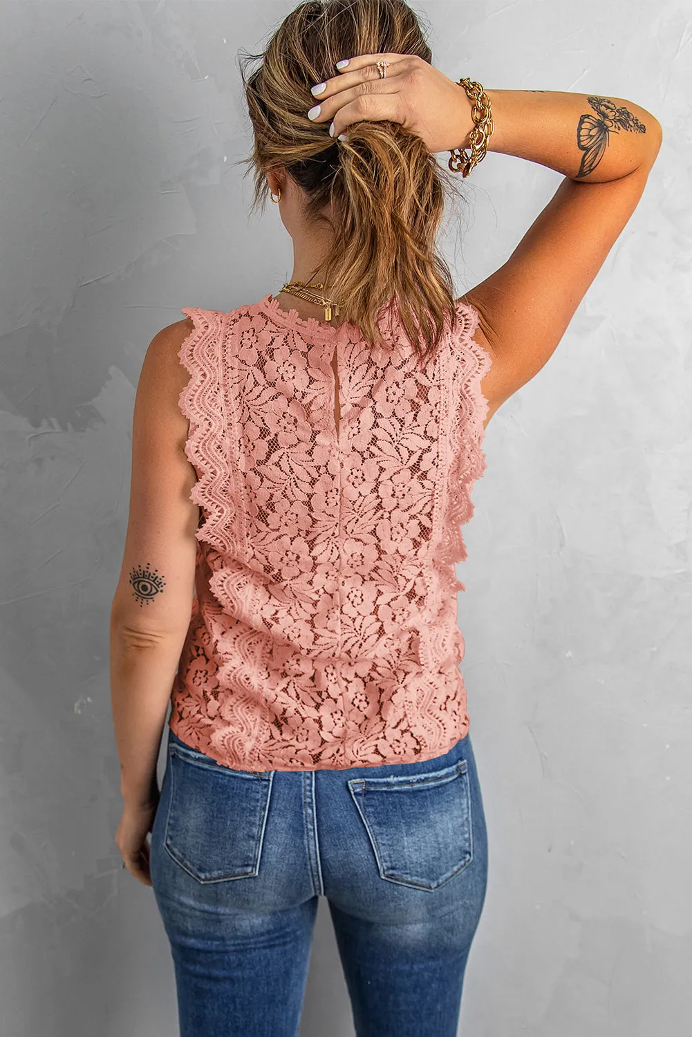 Beach Lace Tank Top From MsDressly