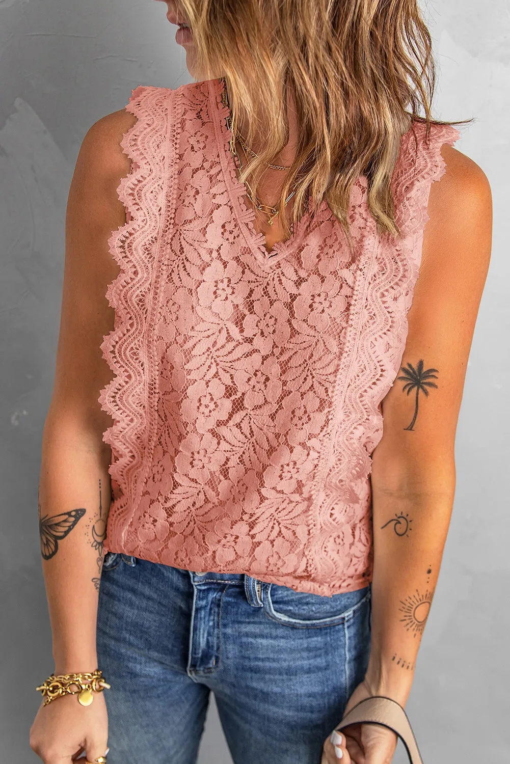 Beach Lace Tank Top From MsDressly
