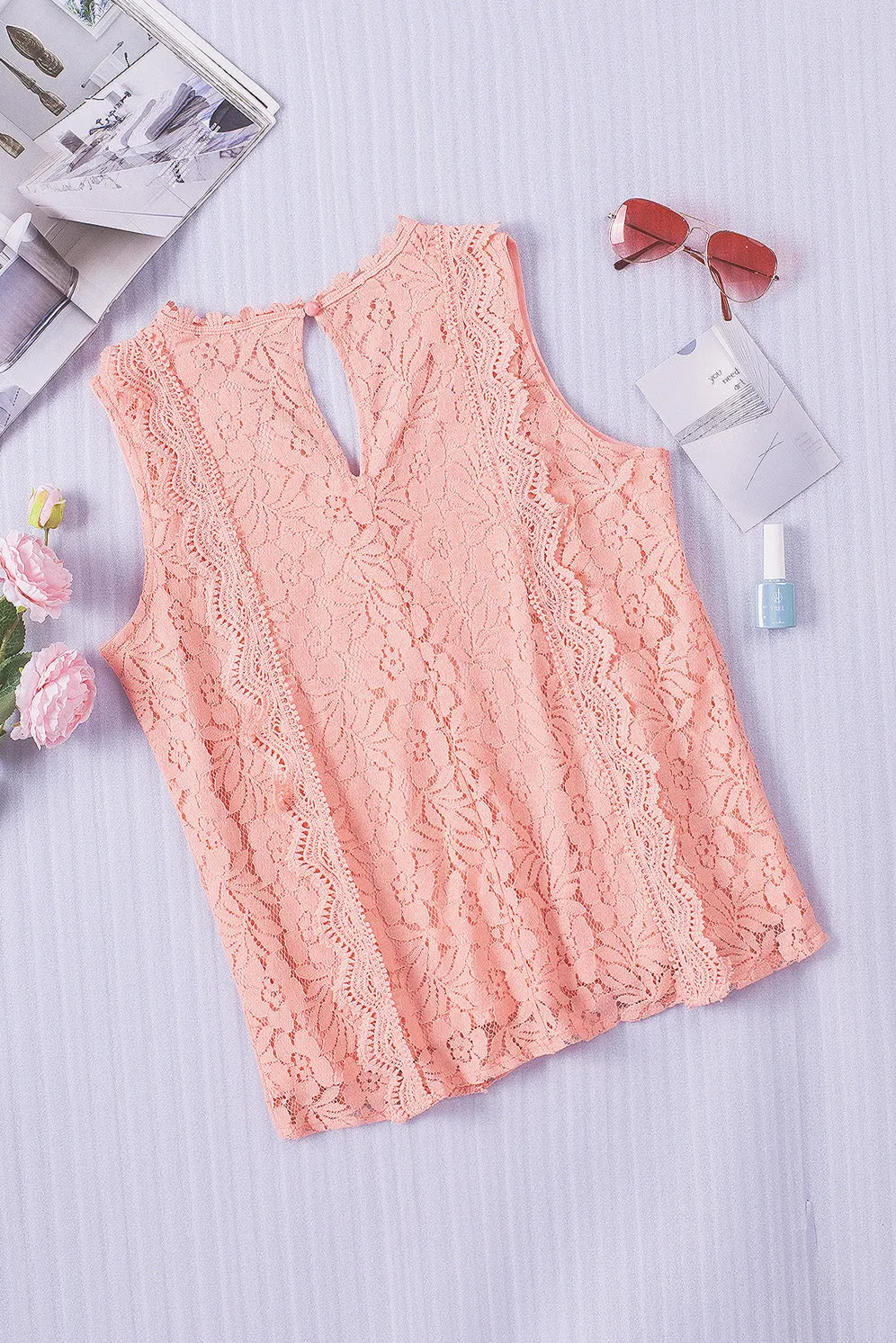 Beach Lace Tank Top From MsDressly