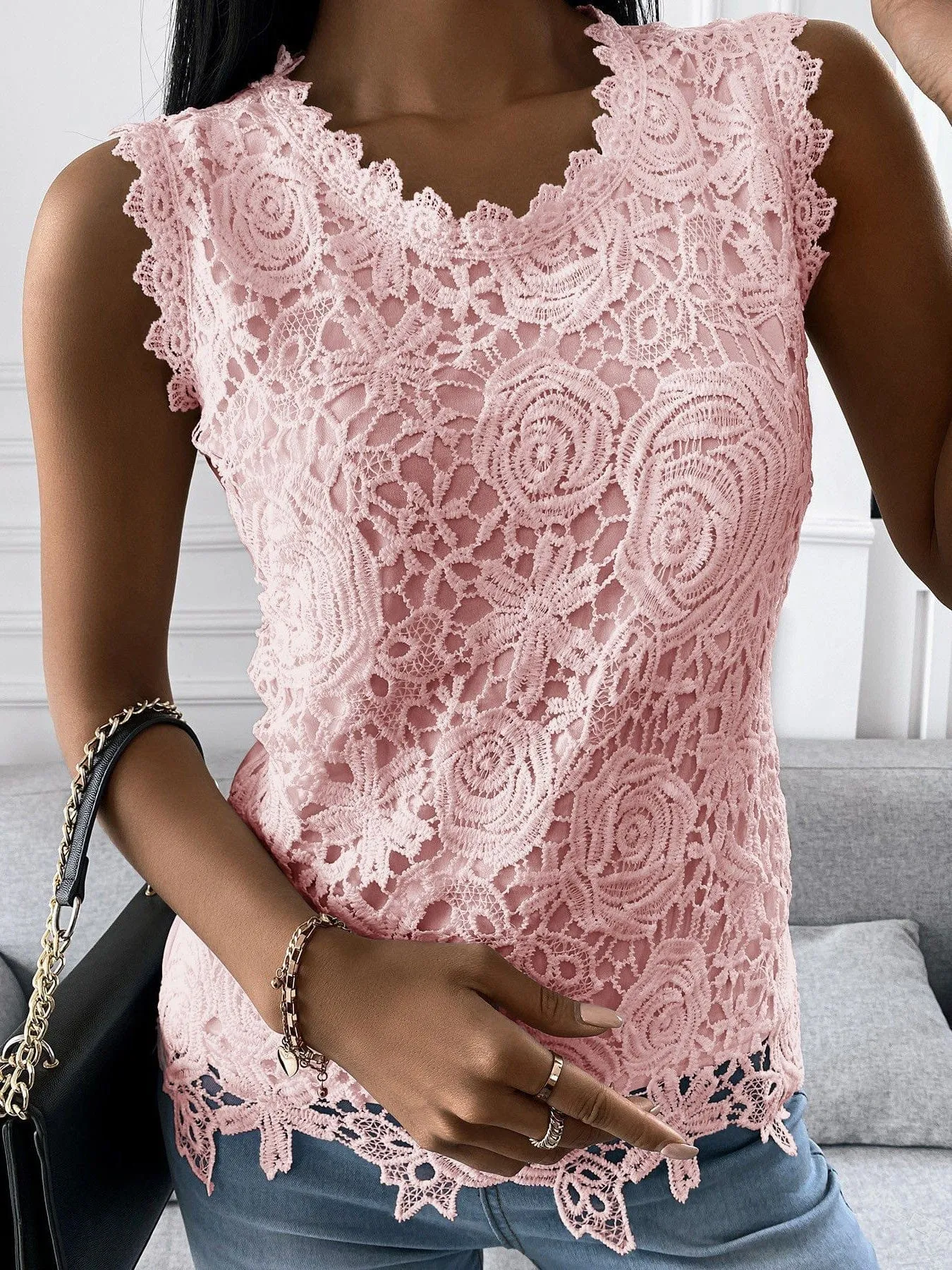 Beach Lace Tank Top From MsDressly