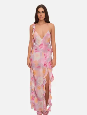 Beate Maxi Dress - Pink