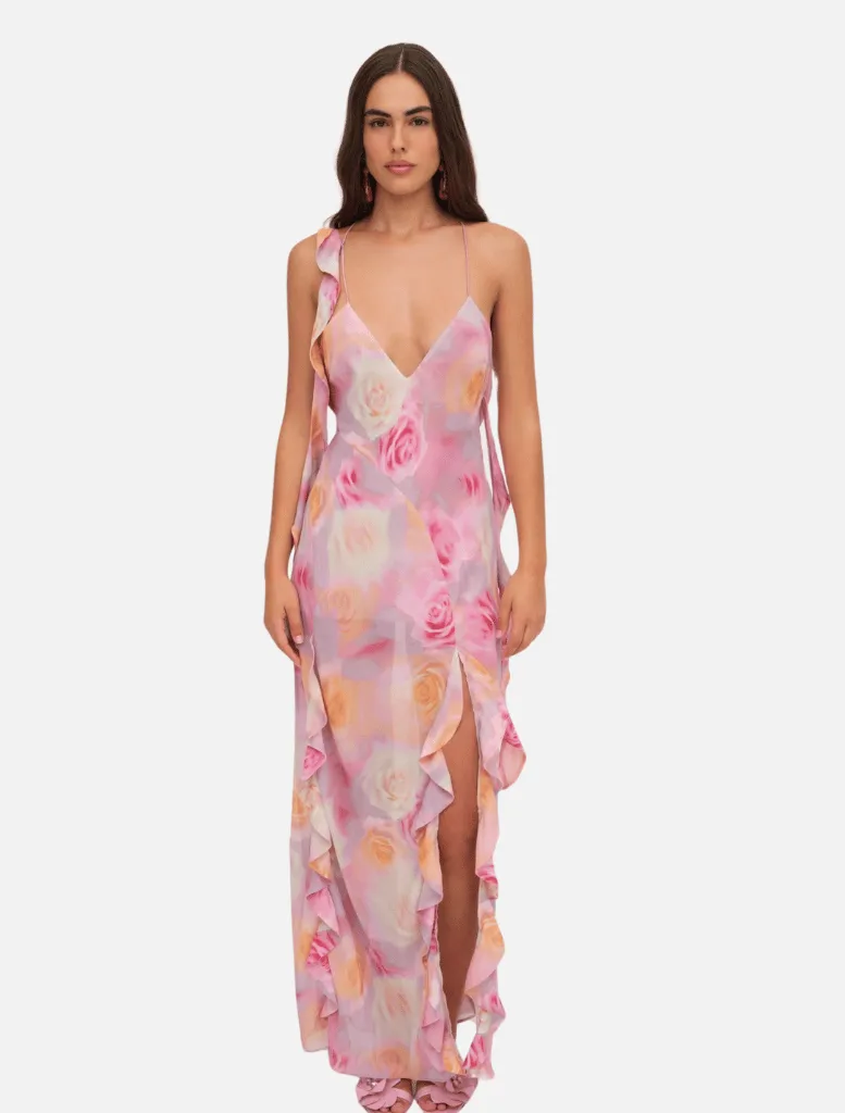 Beate Maxi Dress - Pink