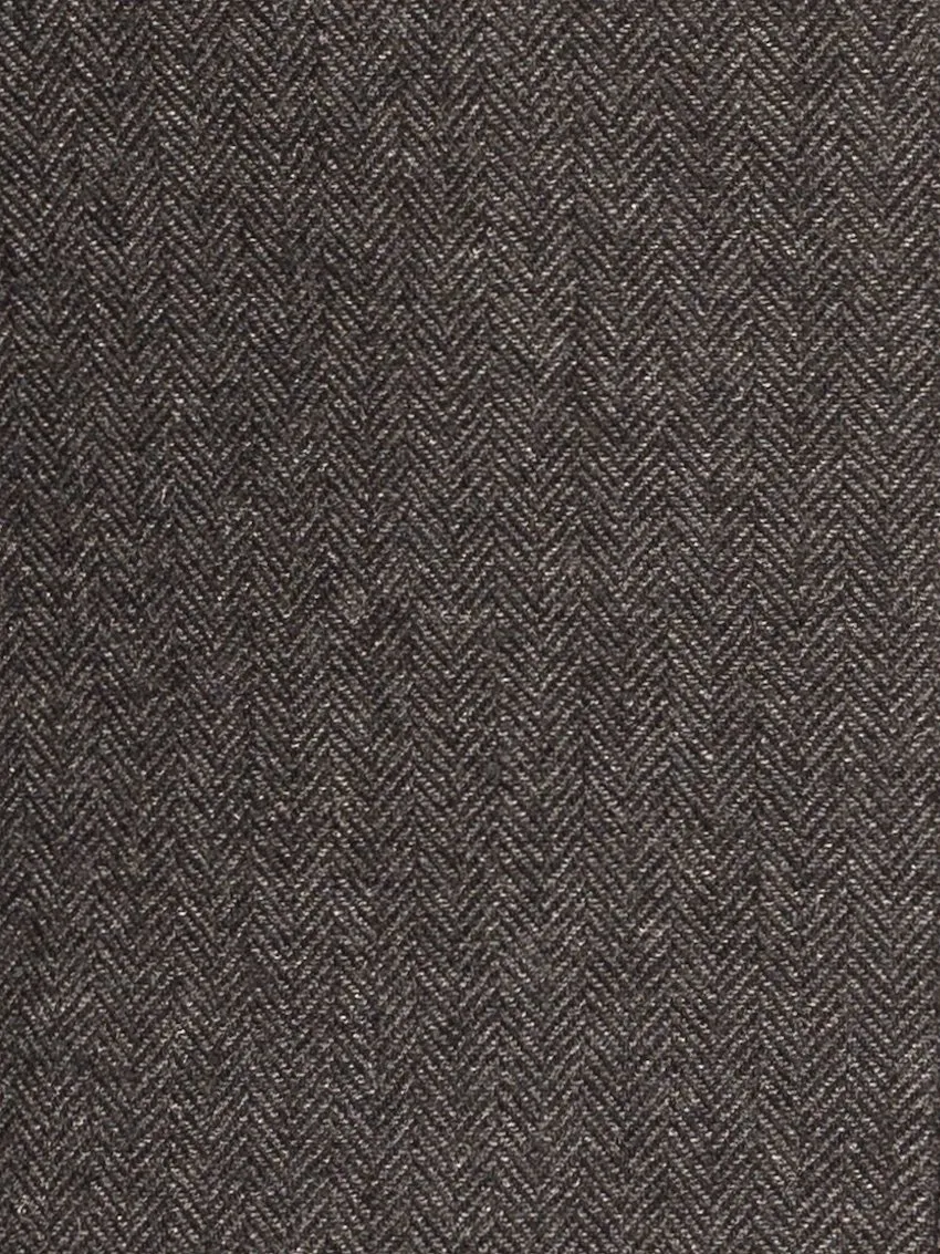 Behan Grey Herringbone Tweed Waistcoat & Vest with Revere