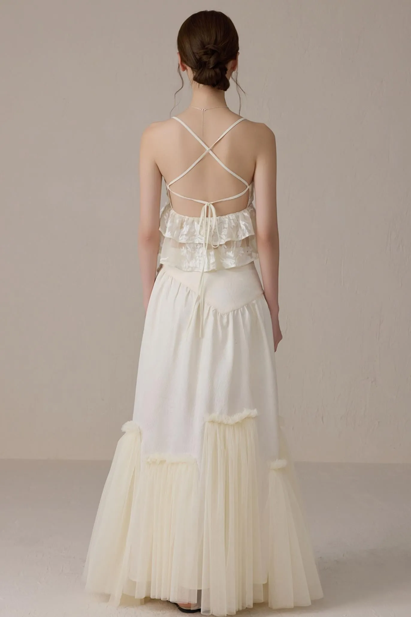 Beige V-Neck Camisole