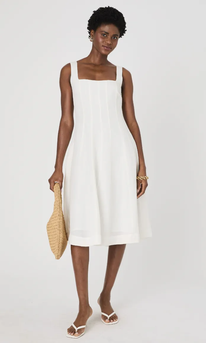 Birdie Linen Midi Dress