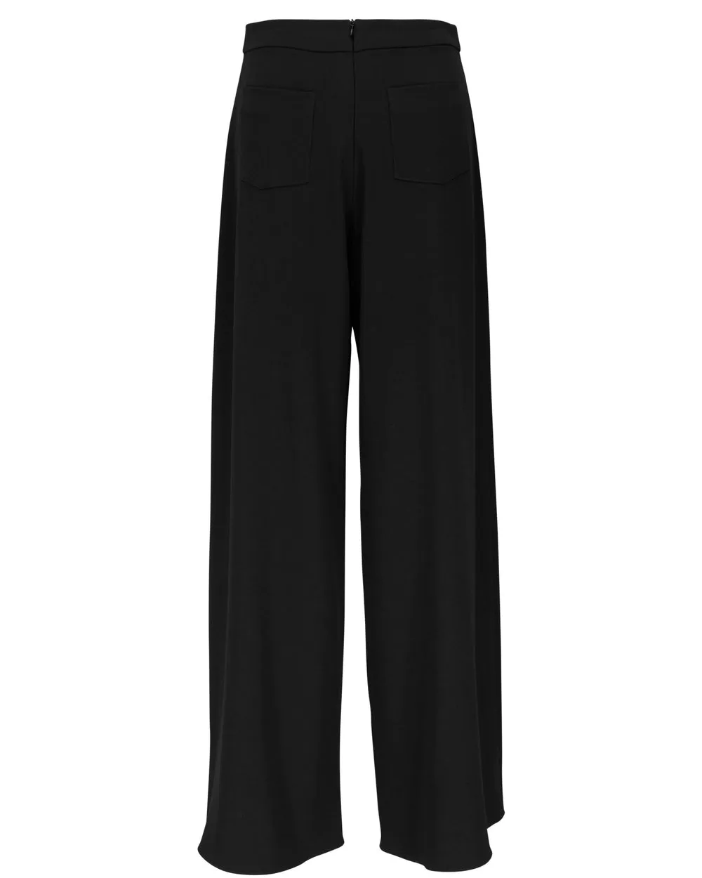 Black Crepe Ultrawide Slack