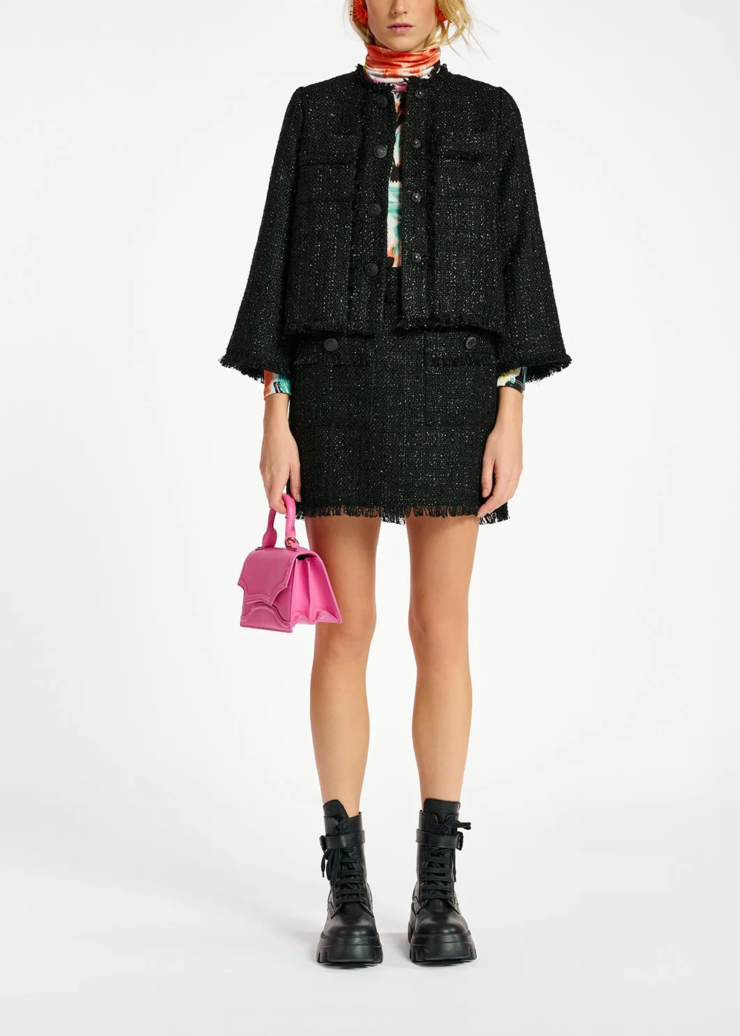 Black tweed jacket
