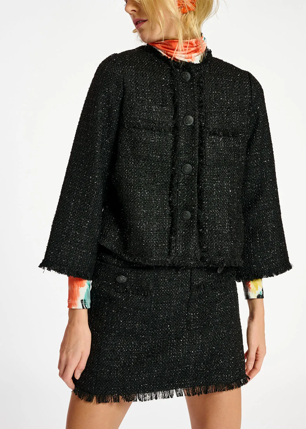 Black tweed jacket