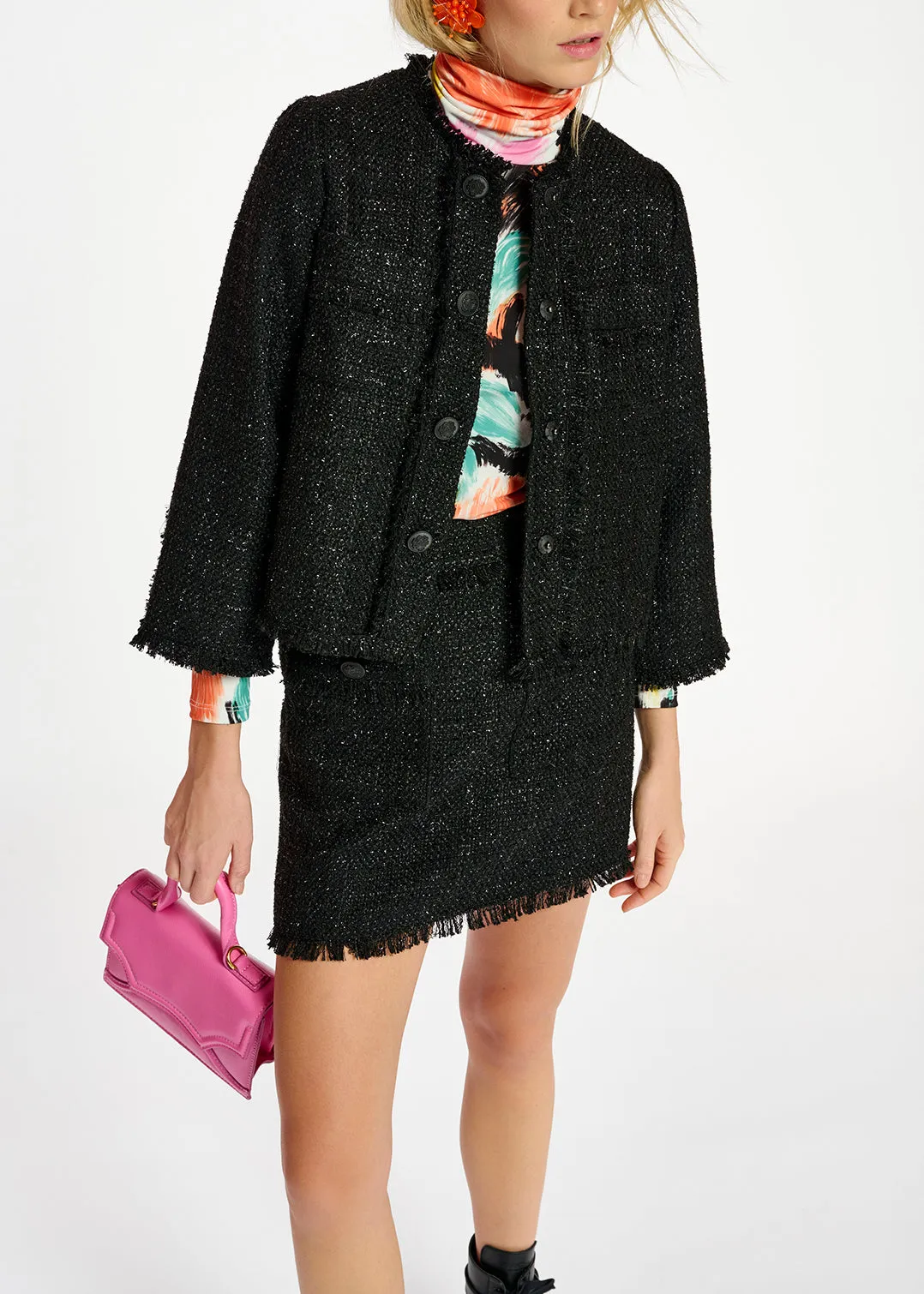 Black tweed jacket