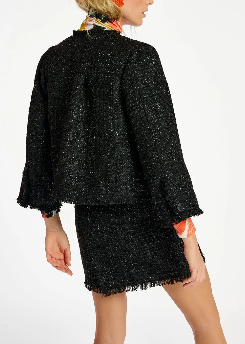 Black tweed jacket