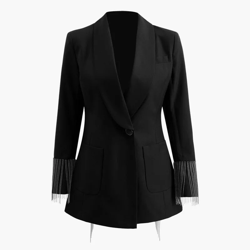 BLAZER JACKET "FRINGES"