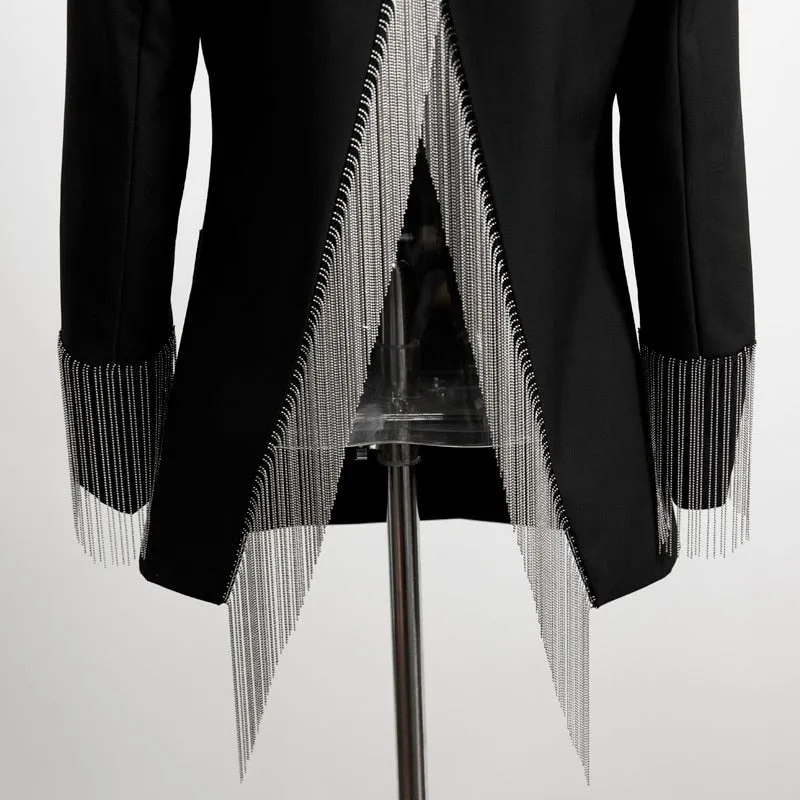BLAZER JACKET "FRINGES"