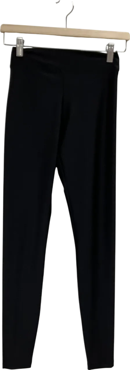 BOA Black Spandex High Waisted Leggings UK XS