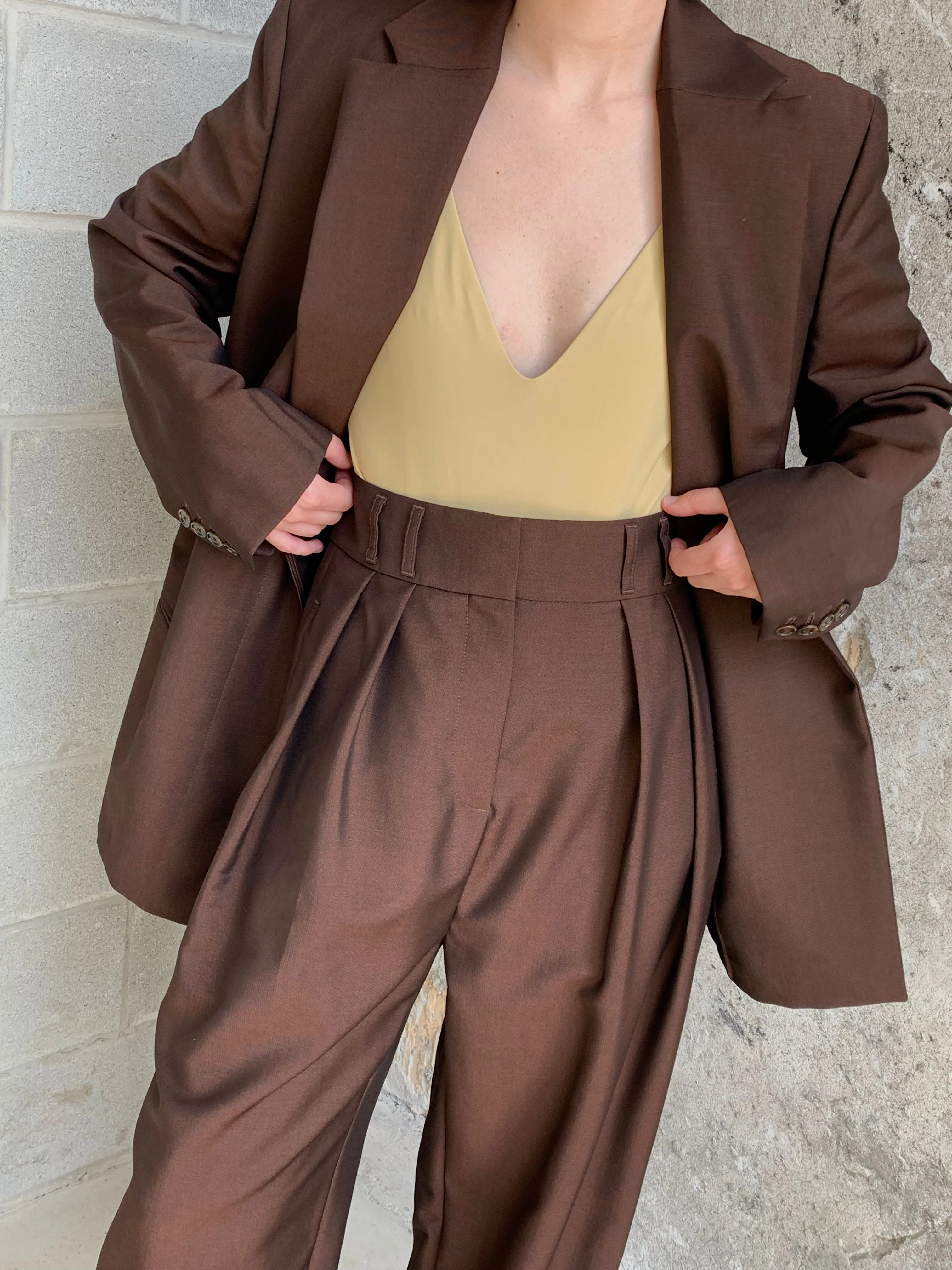 brown Acne Studios pants