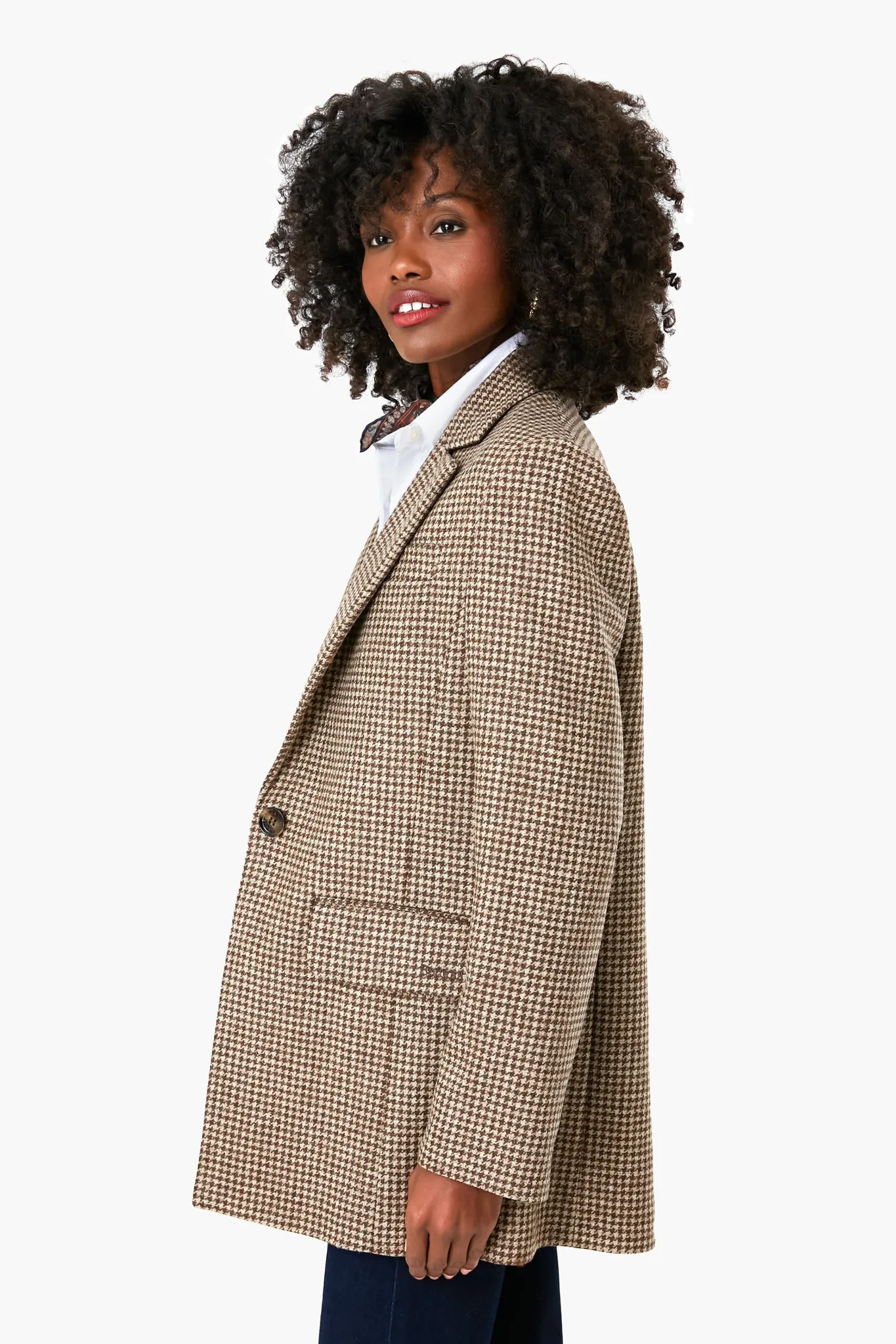 Brown Neva Tailored Coat