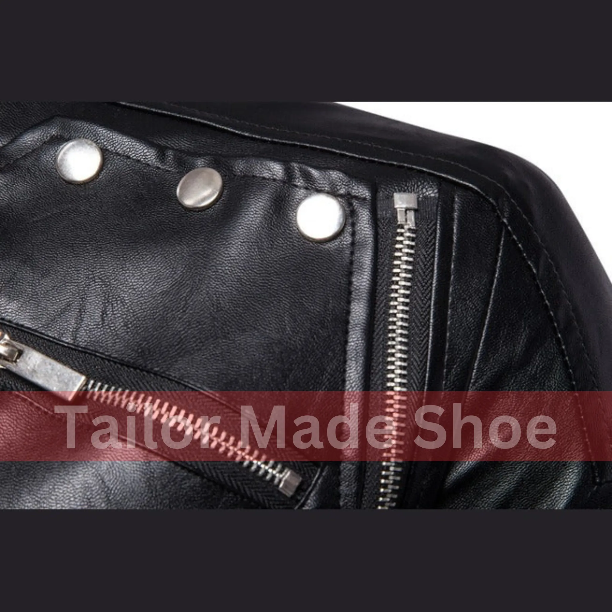 Buy New Handmade Men's Black Pure Leather Jacket, Men Black Biker Leather Jacket