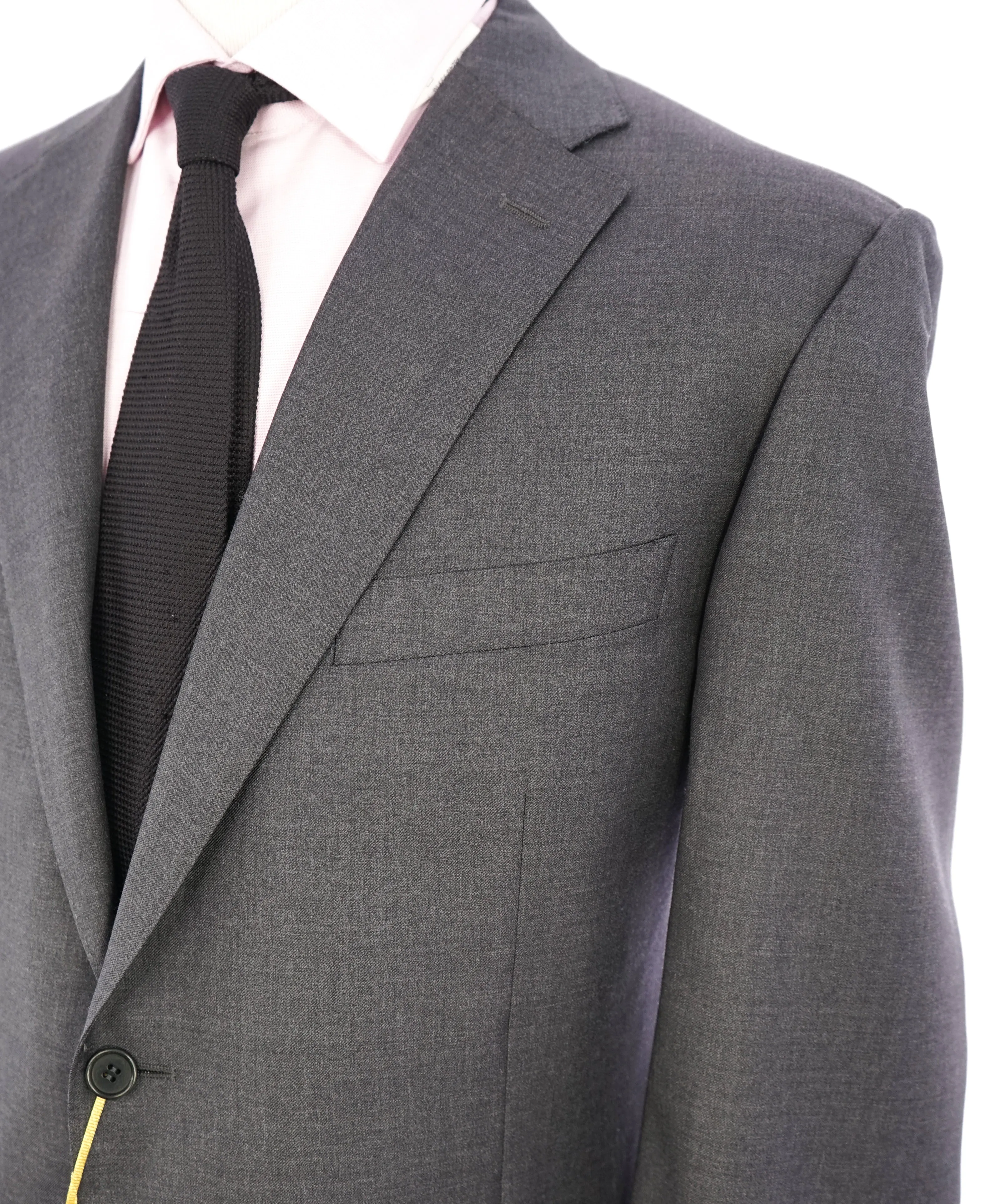 CANALI - Gray Charcoal *CLOSET STAPLE* Notch Lapel Iconic Suit -  46R