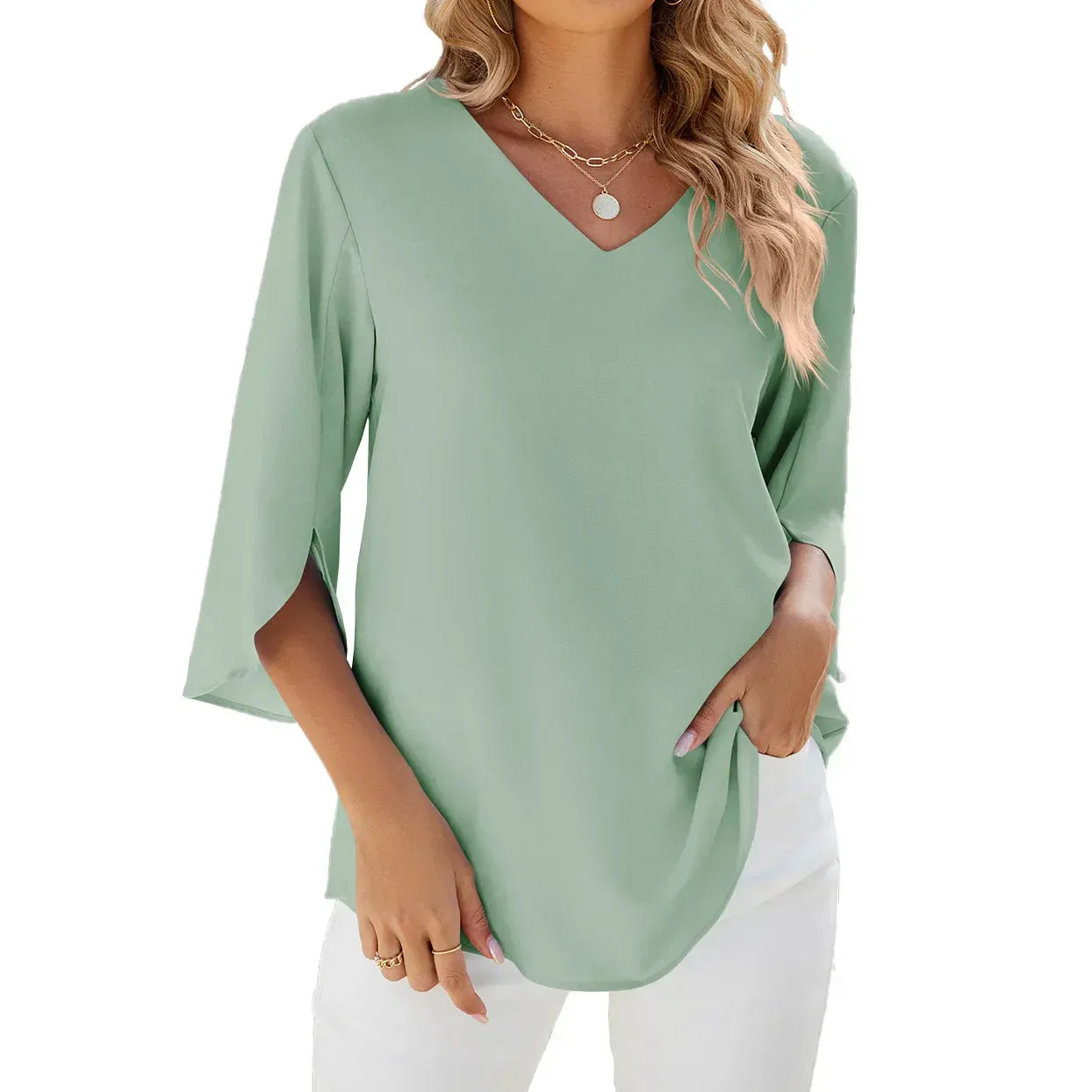 Cara - V-neck Top