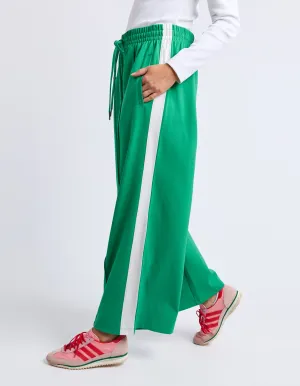CARMEN WIDE LEG PANT || PINE GREEN