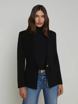Chamberlain Knit Blazer - Black Gold
