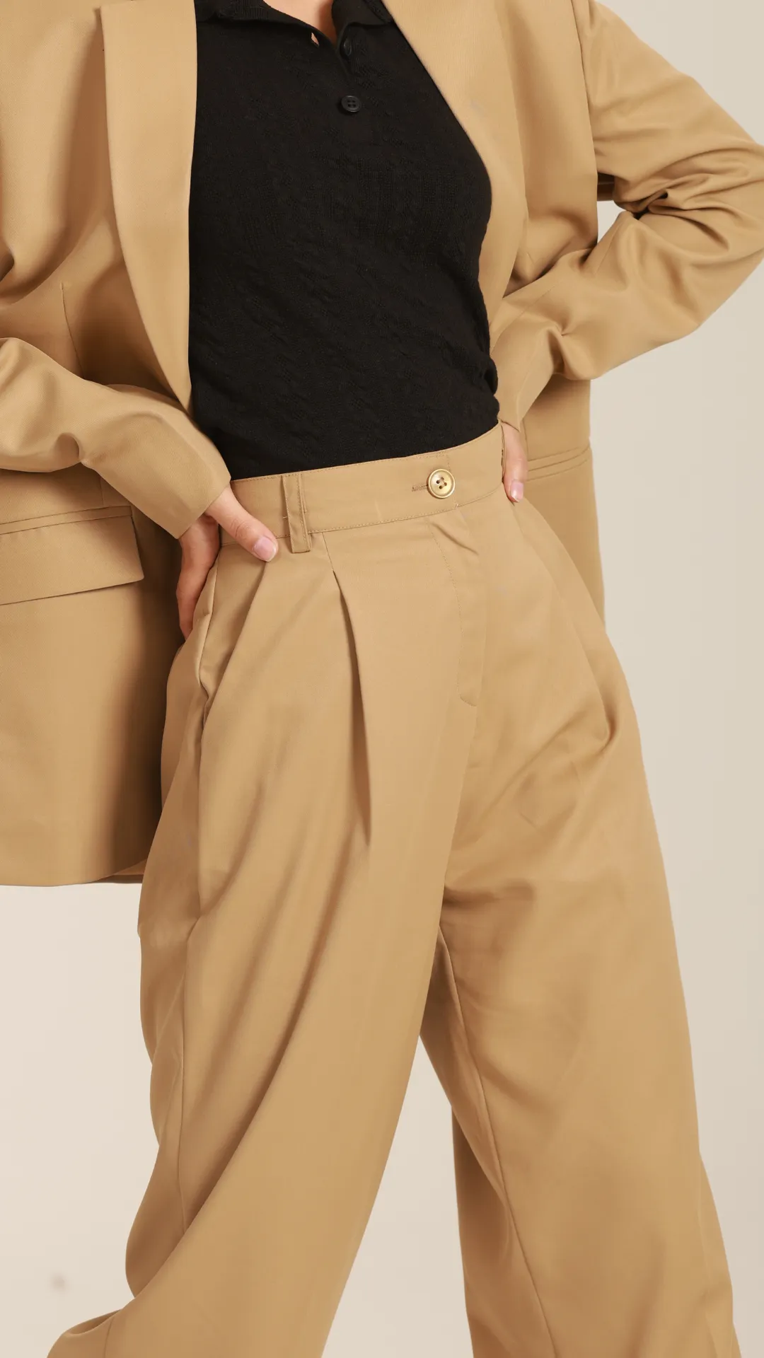 Champagne Dusk Tailored Pants