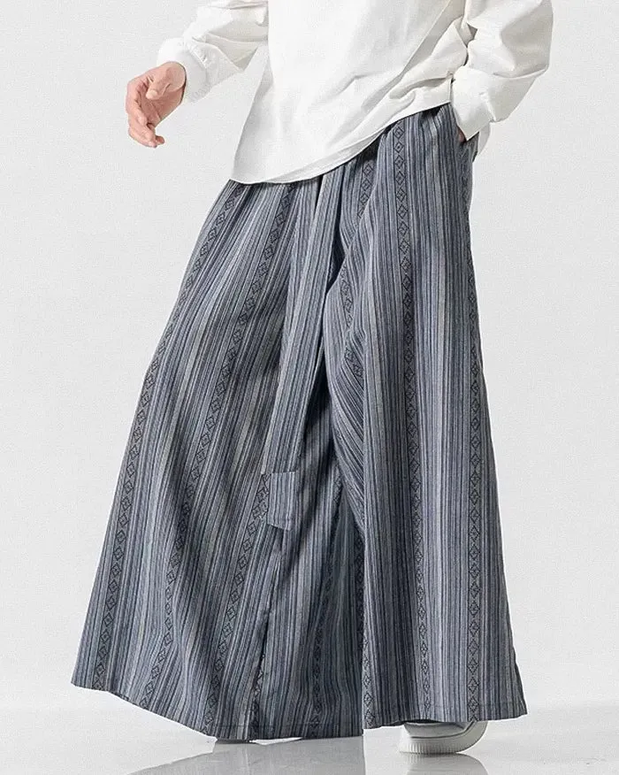 Chic Wide-Leg Japanese Trousers