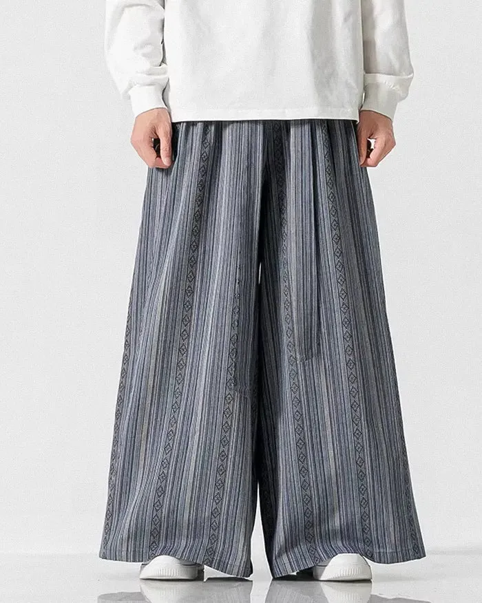 Chic Wide-Leg Japanese Trousers