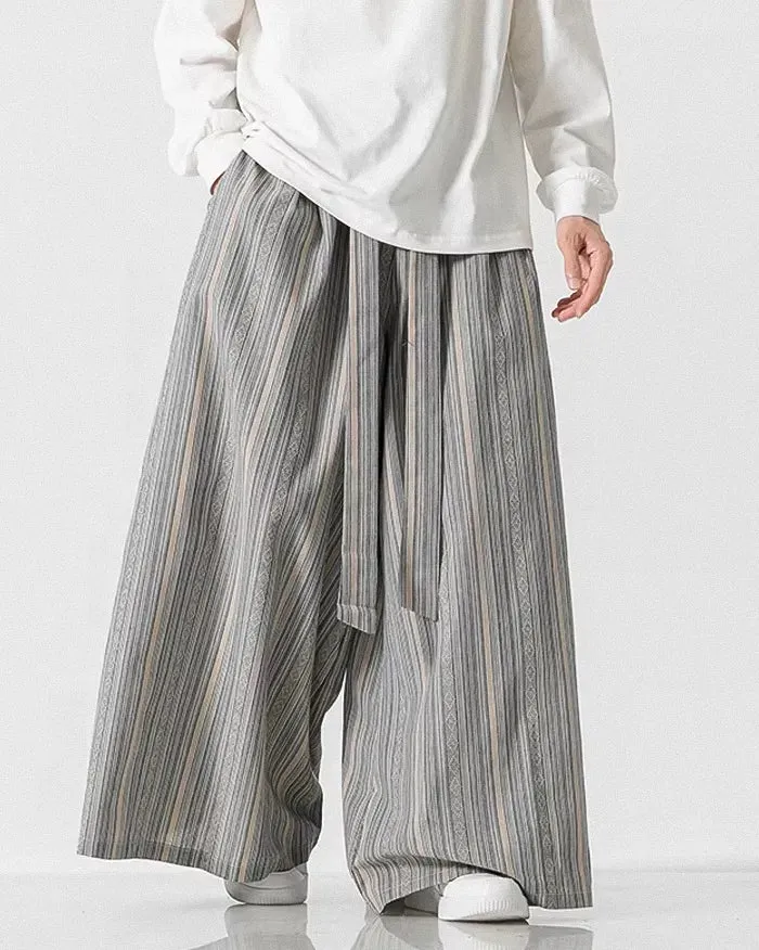 Chic Wide-Leg Japanese Trousers