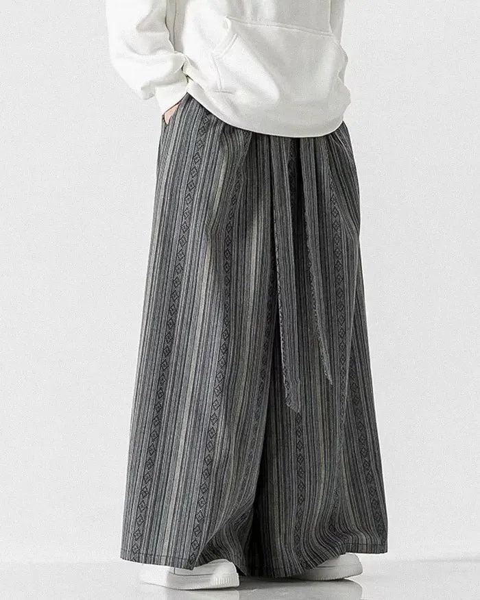 Chic Wide-Leg Japanese Trousers